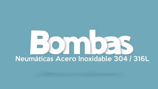 Bombas Neumáticas en Acero Inoxidable 304  316L Liquid Factory Colombia [upl. by Akinot972]