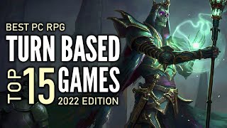 Top 15 Best PC Turn Based RPG Games That You Should Play  2022 Edition [upl. by Ecyrb]