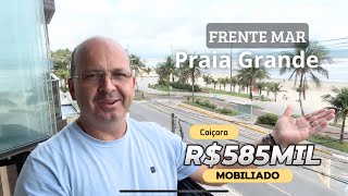 CAIÇARA FRENTE MAR  PRAIA GRANDE SP CAIÇARA R585mil [upl. by Kariotta]