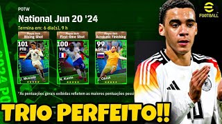 MUSIALA 101 KANTE 99 OBLAK 99  Análise da Nova BOX POTW DE SELEÇÕES NO Efootball 2024 Mobile [upl. by Halvaard]