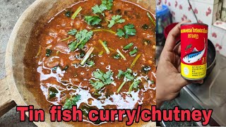 Easy Tin Fish Recipes Canned Mackerel Recipe Tin fish Chutney or Curry in 10 mins [upl. by Brott]