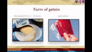 Gelatin — Properties Functions and Food Applications [upl. by Asela]