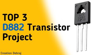 Transistor projects Top 2 D882 transistor project😱😱 Motor speed controller electronicproject [upl. by Bohrer]