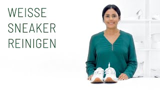 Weiße Sneaker professionell reinigen [upl. by Nawat]