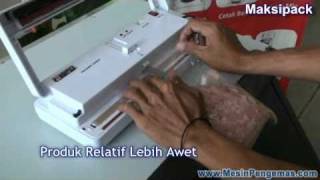 Mesin Vacuum Sealer Manual Maksipack [upl. by Eustace]