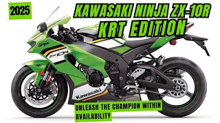 2025 Kawasaki Ninja ZX10R KRT Edition  Motorbikespace [upl. by Risteau]