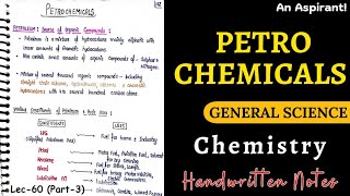 Chemistry  Chapter14 Organic Compounds  Lec60Part3  General Science  An Aspirant [upl. by Ahcsat362]