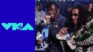 Lil Uzi Vert Wins Song of the Summer for XO Tour Llif3  2017 VMA PreShow  MTV [upl. by Notsirk]