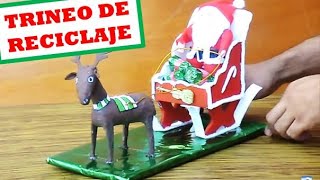 💝Trineo Navideño 🎄 Trineos navidad Paso a Paso  Christmas sleigh [upl. by Pain434]