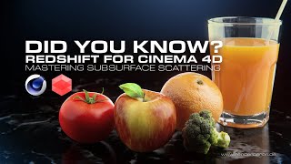 Did You Know Redshift for Cinema 4D Mastering Subsurface Scattering [upl. by Hako]