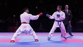 Rafael Aghayev vs Erman Eltemur FINAL European Karate Championships 2016  WORLD KARATE FEDERATION [upl. by Schoenfelder]