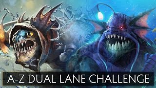 Dota 2 AZ Dual Lane Challenge  Slardar and Slark [upl. by Germano914]