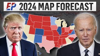 Biden vs Trump REMATCH I 2024 Presidential Election Map Projection [upl. by Namzed116]