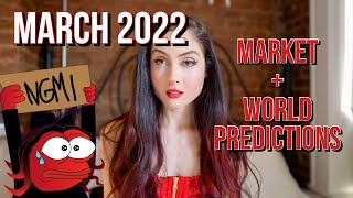 MARCH 2022 MARKET ASTROLOGY PREDICTIONS HOW WILL WORLD EVENTS AFFECT CRYPTO [upl. by Arekahs]