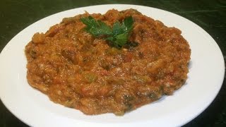 Salade marocaine aux aubergines Zaalouk سلطة مغربية بالباذنجانزعلوك [upl. by Valery]