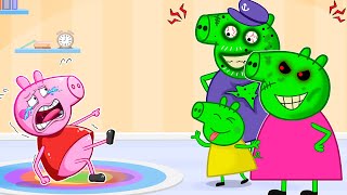 Zombie Apocalypse  Zombie Appear At Peppas House 🧟‍♀️  Peppa Funny Animation [upl. by Sorensen]