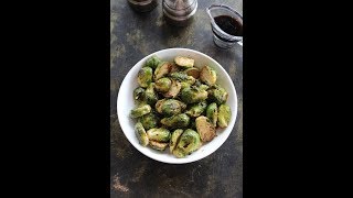 Roasted Brussel Sprouts with Balsamic Vinegar [upl. by Bathsheb]