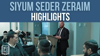 Siyum Seder Zeraim Highlight Video [upl. by Attiuqaj]