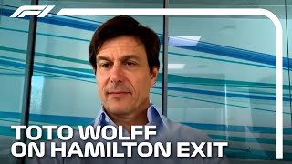 Toto Wolff On Lewis Hamiltons Mercedes Exit [upl. by Zinn983]