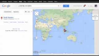 New Google Maps Coordinat  Garmin Indonesia [upl. by Anuahsat528]