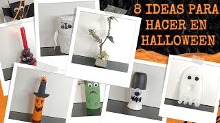 8 IDEAS para HALLOWEEN 🎃 Originales y Baratas [upl. by Vish609]