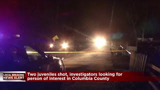 Two Juveniles Shot in Columbia County [upl. by Enelym37]