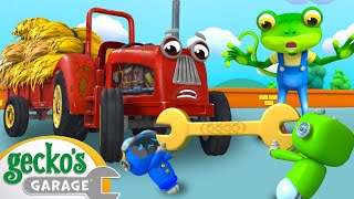 Tractor Trouble  Geckos Garage  Trucks For Children  Cartoons For Kids [upl. by Biondo]