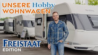 Luxus und Komfort Entdecke die Hobby Freistaat Edition Wohnwagen [upl. by Nangatrad]