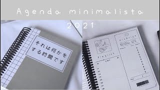 DIY Agenda minimalista 2021  imprimible  ☁ [upl. by Almeria]