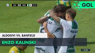 Enzo Kalinski 04 Aldosivi vs Banfield  Fecha 11  Superliga Argentina 20182019 [upl. by Ennaus]