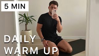 5 MINUTE DAILY WARM UP ROUTINE Enhance Mobility Flexibility amp Performance [upl. by Jeffy]