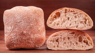 Ciabatta For Breakfast This Cold Proofed NoKnead Recipe Is What You Want [upl. by Yorztif]