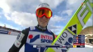 Jurij Tepes  Vikersund 2355m New PB [upl. by Olihs]