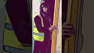 Door lining install carpentry door woodwork howto construction [upl. by Adihsaar]