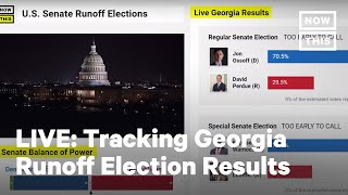 Tracking Results from the Georgia Senate Runoff Races  LIVE  NowThis [upl. by Nycila]