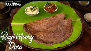 Ragi Dosa Recipe  Healthy Breakfast Recipes  Weight Loss Dosa Recipe HomeCookingShow [upl. by Enneyehs]