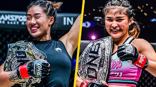 Angela Lee vs Stamp Fairtex  Road To ONE X [upl. by Eikcid]