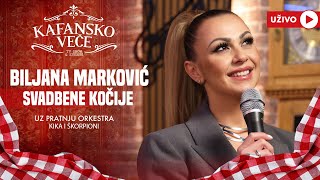 BILJANA MARKOVIC  SVADBENE KOCIJE  UZIVO  ORK KIKA I SKORPIONI  2024  KAFANSKO VECE [upl. by Ycnuahc]