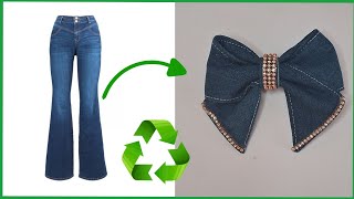 Reutilizar un Jeans  Cómo Convertirlos en Lazos Estilosos [upl. by Grosmark725]