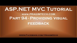 Part 94 Providing visual feedback using LoadingElementId AjaxOption [upl. by Rainger]