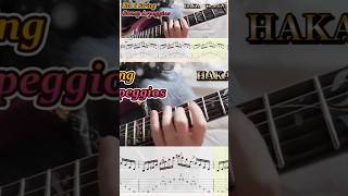 6 strings sweep picki guitar guitarlesson ギター [upl. by Enetsuj720]