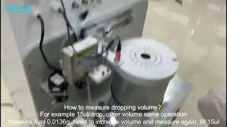 How To Measure Dropping VolumeLyophilized Beads Making Machine MaintenanceLyophilized Reagent Bead [upl. by Belinda]