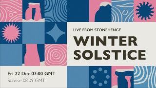 Winter Solstice 2023 Sunrise Live from Stonehenge [upl. by Ytinav]