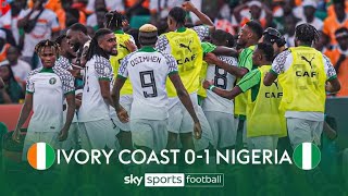 AFCON 2023 The match ultimately concluded with a 10 victory for Nigeria [upl. by Anaya204]