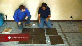 SnapStone Porcelain Tile Installation  Floor Installation [upl. by Mali838]