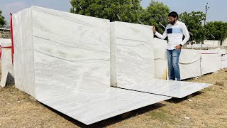 Makrana White Marble Price List Makrana Albeta Marble With Pencil line Albeta Price 9116113111 [upl. by Wilser524]