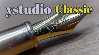 UNBOXING YStudio Classic Revolve Fountain Pen Review  Pen Test 🖋️fountainpen pentest unboxing [upl. by Ahsirhcal]