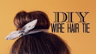 DIY Wire Hair Tie [upl. by Moulden]