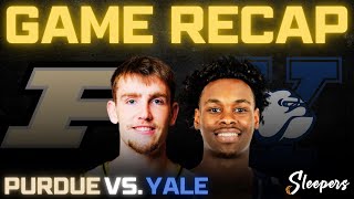 Purdue vs Yale Full Game Recap [upl. by Dimitris]