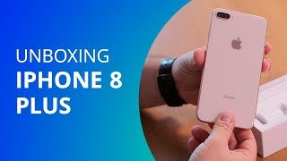 iPhone 8 Plus Unboxing  Canaltech [upl. by Aranaj]